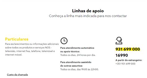 contactos nos gratuitos|A NOS passa a ter nova Linha de Apoio com custos。